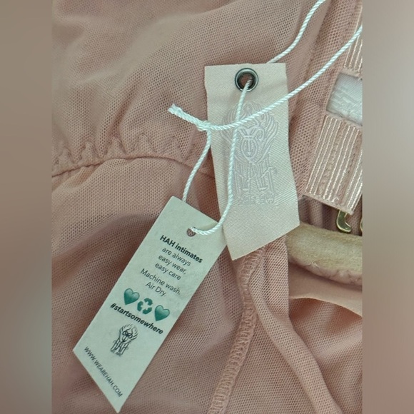 NWT Free People We Are HAH Women's Under The Wire Bodysuit Copper Rose Pink XS - Picture 10 of 11